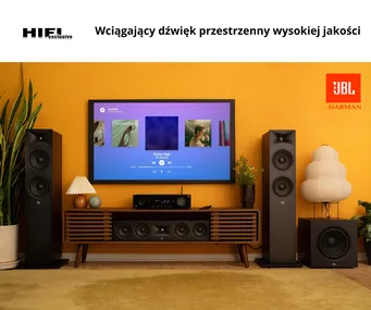 JBL zestaw 3.1 Czarny MA710 7.2-kanałowy amplituner AV + zestaw głośnikowy 3.1 JBL STAGE