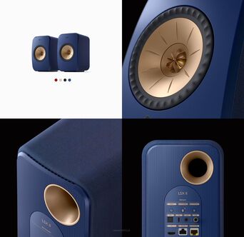 KEF LSX II Cobalt Blue  ( sztuka) Bezprzewodowe głośniki HiFi