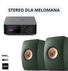 Wiim Amp Ultra Grey + KEF LS50 Moss Green