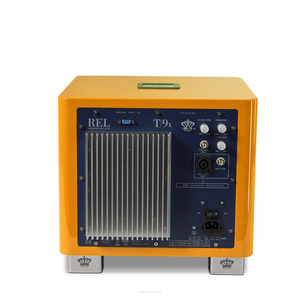 REL T9X ORANGE  subwoofer aktywny 10” 300W do stereo i kina domowego - 4