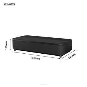 EPSON EH-LS800B  Black Projektor 4K PRO-UHD o ultrakrótkim rzucie do 150 cali Doskonała alternatywa dla telewizora - 4