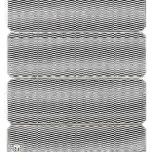 TOA HX-7W WP Kompaktowy system liniowy o regulowanym kącie otwarcia; moc znamionowa 750W, efektywność 100 dB, pasmo przenoszenia 70 Hz - 20 kHz; obudowa w kolorze białym; konstrukcja do instalacji zewnętrznych - 2