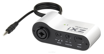 TASCAM iXZ Interfejs Mikr/Gitarowy dla urządzeń iPad, iPhone, iPod