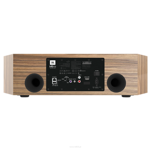 JBL L42 MS Classic  Naturalny fornir z  drewna orzechowego Zintegrowany system muzyczny Całkowita moc systemu: 200 W RMS klasy D.  HDMI-ARC - 3