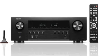 DENON AVR - S670H 135 W na kanał  Obraz 8K i prawdziwy dźwięk przestrzenny z 5.2 kanałowego amplitunera