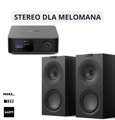 WiiM Amp Ultra Grey + KEF Q Concerto Czarny  Z myślą o melomanach, fanach kina domowego i entuzjastach inteligentnego domu