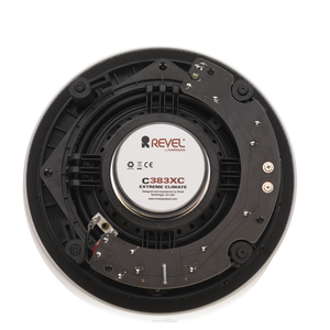 REVEL C383XC  Podtynkowy ma 20-cm mid-woofer i jest przystosowany do zapewnienia jak najlepszej jakości dźwięku tam, gdzie typowe głośniki instalacyjne mają szans przetrwać. - 2
