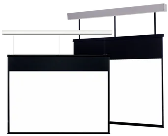 Suprema AQUARIUS C/D Format 4:3 Elektrycznie rozwijany ekran projekcyjny z linii profesjonalnej SPECJALISTYCZNEJ z systemem opuszczanej kasety, dedykowany do bardzo wysokich pomieszczeń