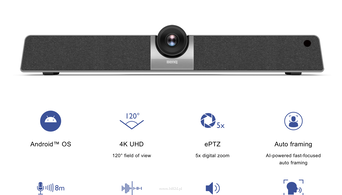 Benq VC01A 4K UHD Urządzenie do wideokonferencji z wbudowanym systemem Android