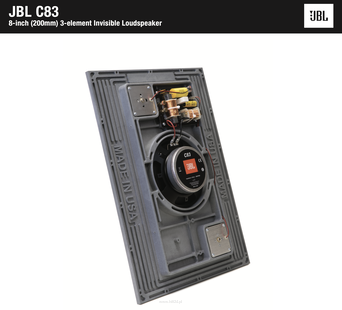 JBL C83 CONCEAL  Głośnik instalacyjny niewidoczny 