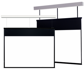 Suprema AQUARIUS C/D Format 16:10 Elektrycznie rozwijany ekran projekcyjny z linii profesjonalnej SPECJALISTYCZNEJ z systemem opuszczanej kasety, dedykowany do bardzo wysokich pomieszczeń