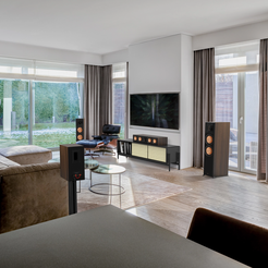 KLIPSCH RP-8000F II WALNUT – mocny zestaw głośników do  kina domowego (fronty RP-8000F II Ebony – 2 szt  surround RP-500M II Walnut – 2 szt centralny RP-504C II Walnut) potężny zestaw do filmów, muzyki i gamingu