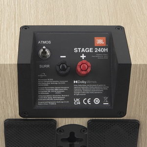 JBL Stage 2 240 H Dwudrożny głośnik efektowy Dolby Atmos 4,5 cala Biały - 10