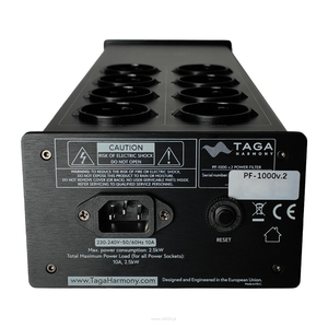 TAGA HARMONY PF-1000 V.2 Ochrona przed skokami napięcia i przepięciami  Ochrona przed przeciążeniami - 2