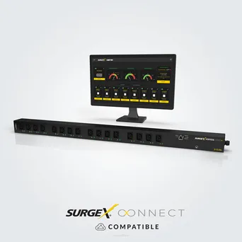 SurgeX SX-VS-1016i Listwa zasilająca, bogata w funkcje konstrukcja i kontrolowane przez IP zarządzanie energią i analityką