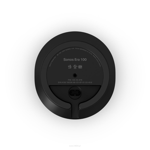 SONOS ERA 100 Zestaw dwupokojowy Black Domowy głośnik półkowy nowej generacji - 6