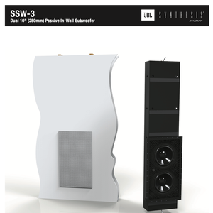 JBL SYNTHESIS SSW-3  Ultra wydajny pasywny subwoofer ścienny  2 x 10