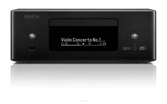 DENON CEOL RCD-N12 DAB Jakość dźwięku Denon z kompaktowego i eleganckiego systemu typu all-in-one.
