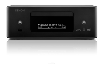 DENON CEOL RCD-N12 DAB Jakość dźwięku Denon z kompaktowego i eleganckiego systemu typu all-in-one.