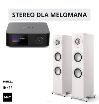 WiiM Amp Ultra Grey + KEF Q7 Meta Biały Z myślą o melomanach, fanach kina domowego i entuzjastach inteligentnego domu