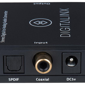 DigitaLinx DL-DAC2 Konwerter cyfrowo analogowy. 1 x coax + 1 x optical (stereo digital audio) -> 1 x 3.5mm jack + 2 x RCA - 2