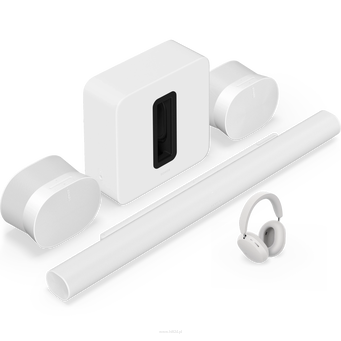 Sonos Ace + Arc Ultra + Sub 4 + 2 Era 300 - Osobisty zestaw rozrywkowy Premium