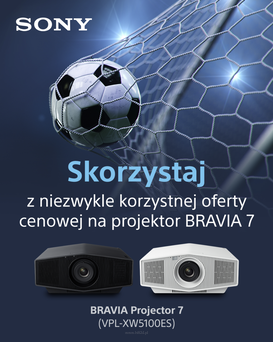 Sony BRAVIA VPL-XW5100ES Projector 7 Black + Apple TV gratis – projektor 4K SXRD | Autoryzowany partner Sony Professional