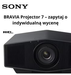 SONY BRAVIA Projector 7 (VPL‑XW5100ES) Black natywny projektor laserowy 4K SXRD do kina domowego (2200 lm) z procesorem XR.