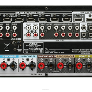 Denon AVC-X4800H 7.2-kanałowy wzmacniacz AV, 180W, 8K Ultra HD, 7 wejść HDMI, 3D Audio, HEOS - 5