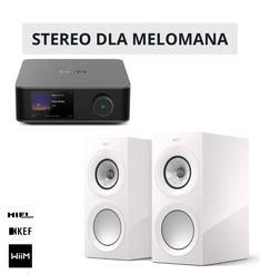 WiiM Amp Ultra Grey + KEF R3 Biały Z myślą o melomanach, fanach kina domowego i entuzjastach inteligentnego domu