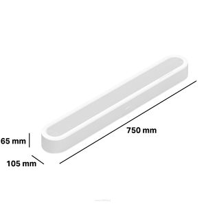 Sonos Beam Ultra – Biały soundbar Dolby Atmos 7.1.2 z HDMI eARC z Dolby Atmos do telewizorów o przekątnej do 65 cali. - 3