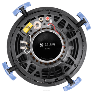 Origin Acoustics D101 Głośnik sufitowy 2-drożny z odchylanym układem, wyposażony w 10″ woofer z membraną poli/guma, jedwabny tweeter oraz system montażu beznarzędziowego - 4