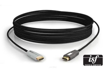 Wyrestorm CAB-HAOC-20 m 24Gbps 4-rdzeniowy aktywny optyczny kabel HDMI 24 Gb/s | 4K HDR 4:4:4/60, ARC, CEC, ALLM i VRR | Kevlar wzmocniony | Certyfikat ISF