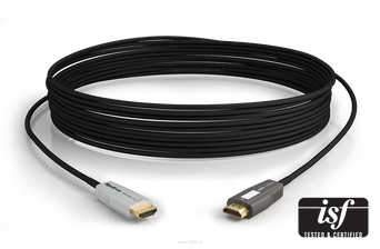 Wyrestorm CAB-HAOC-20 m 24Gbps 4-rdzeniowy aktywny optyczny kabel HDMI 24 Gb/s | 4K HDR 4:4:4/60, ARC, CEC, ALLM i VRR | Kevlar wzmocniony | Certyfikat ISF