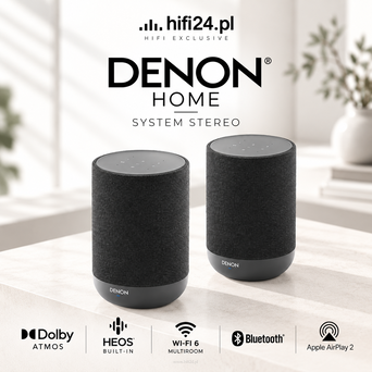 Denon Home 200 × 2 – bezprzewodowy zestaw stereo z Dolby Atmos i HEOS