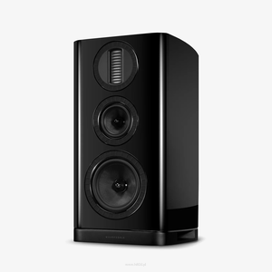 Wharfedale AURA 2 Black – czarny lakier wysoki połysk,  podstawkowe kolumny Hi-Fi inspirowane serią ELYSIAN - 2