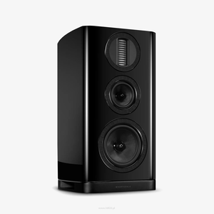 Wharfedale AURA 2 Black – czarny lakier wysoki połysk,  podstawkowe kolumny Hi-Fi inspirowane serią ELYSIAN - 4