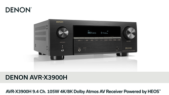 Denon AVR-X3900H – amplituner AV 9.4 8K Dolby Atmos HEOS