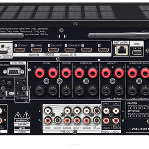 Pioneer VSX-LX505 9.2-ch Network AV Receiver, Black - 3