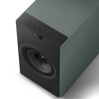 KEF Coda W (Zielony / Moss Green) All-in-One bezprzewodowe głośniki Hi-Fi. Bez kompromisów w brzmieniu, w przystępnej cenie.