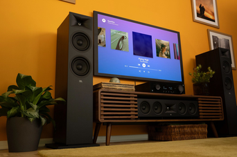 JBL STAGE 260F / 240B / 245C  Espresso komplet 5.0 (fronty + surround + centralny) dla prawdziwego kinowego dźwięku w domu