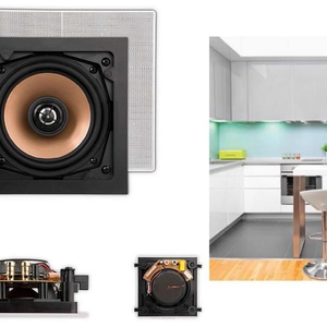 ArtSound HPSQ525 BIAŁY – kwadratowy – wymiary: 170 x 170 mm / głośnik dwudrożny / 5,25” aluminium woofer + 1” tweeter / moc: 120 W RMS / pasmo: 50 – 22 kHz - 4