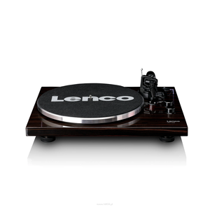 LENCO LBT-345WA Gramofon z Bluetooth  i wkładką Ortofon 2M Red, w zestawie chromowany stabilizator płyty - Orzech - 3