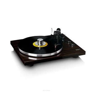 LENCO LBT-345WA Gramofon z Bluetooth  i wkładką Ortofon 2M Red, w zestawie chromowany stabilizator płyty - Orzech - 4