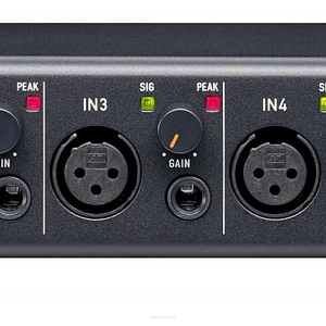 TASCAM US-4x4HR Interfejs USB  Audio, 4 wejścia, 4 wyjścia (oprogramowanie Cubase LE + Sample Tank) - 2