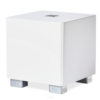 REL T5X  Piano White – kompaktowy subwoofer 200 mm, 125 W RMS, głęboki i precyzyjny bas