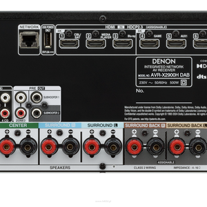 Denon AVR-X2900H DAB– amplituner AV 7.2 8K Dolby Atmos HEOS - 6