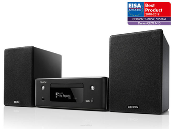 Denon CEOL N10 (RCDN-10+SCN-10) sieciowy system muzyczny z CD czarny