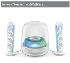 Harman Kardon SOUNDSTICKS 5  White 2.1-KANAŁOWE GŁOŚNIKI BLUETOOTH Z HDMI