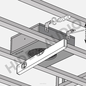 HIDE-AUDIO Obudowa akustyczna do głośnika Monitor Audio C380-IDC - 500/330/177 M557 Wymiar zewnętrzny 500 x 330 x 177 gł mm Do głośników okrągłych Monitor Audio C380-IDC - 3